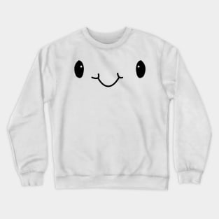 Cute Kawaii Anime Smiling Face Mouth Crewneck Sweatshirt